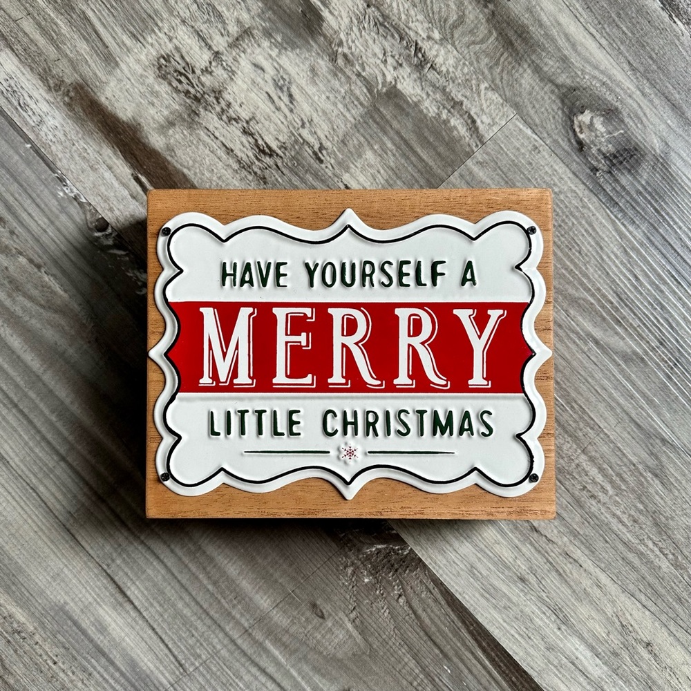 Merry Christmas Table Sign
